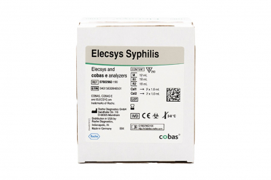 Syphilis Elecsys cobas e 100 / Набор реагентов и калибраторов для качественного определения антител к Treponema pallidum Syphilis Elecsys cobas e 100 / Набор реагентов и калибраторов для качественного определения антител к Treponema pallidum